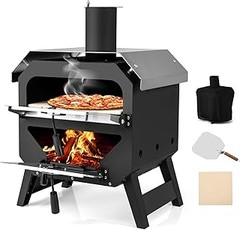 ¿Son seguros los hornos de pizza de leña para camping?
