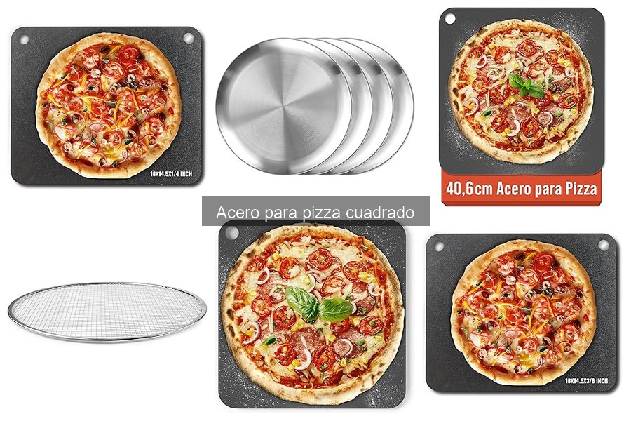 Acero para pizza cuadrado: ¿Apto para horno de leña?