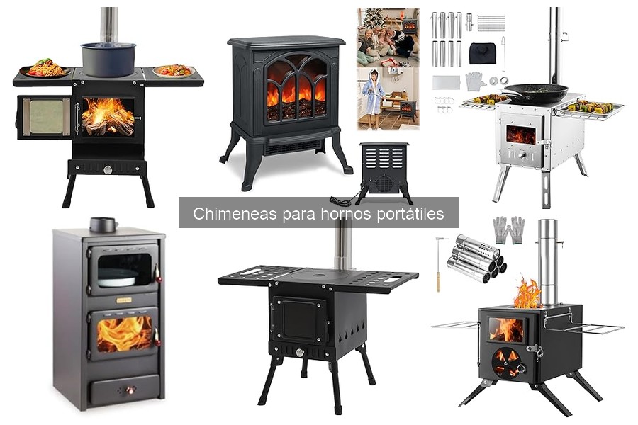 Alternativas a chimeneas para hornos portátiles: opciones prácticas