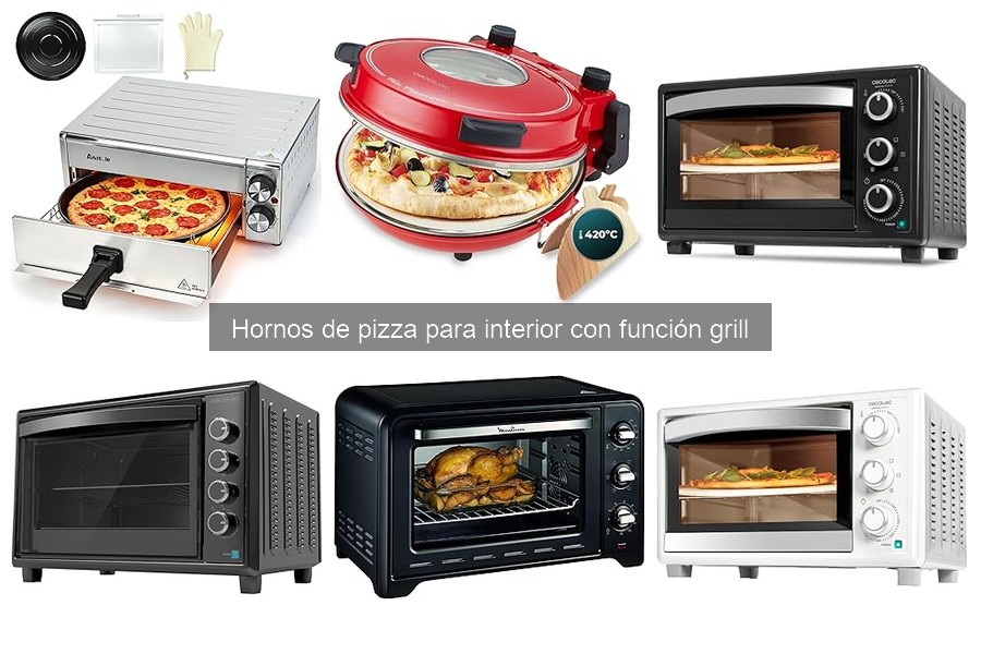 Alternativas a hornos de pizza con grill: pros y contras