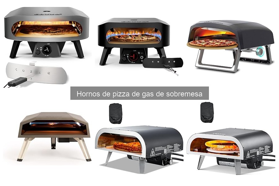 Alternativas a hornos de pizza de gas de sobremesa