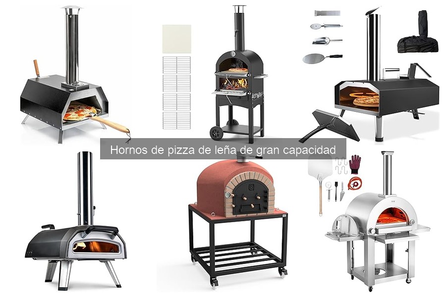 Alternativas a hornos de pizza de leña de gran capacidad