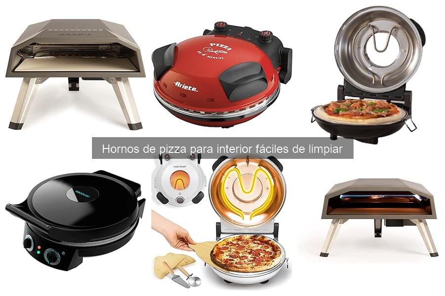 Alternativas a hornos de pizza fáciles de limpiar