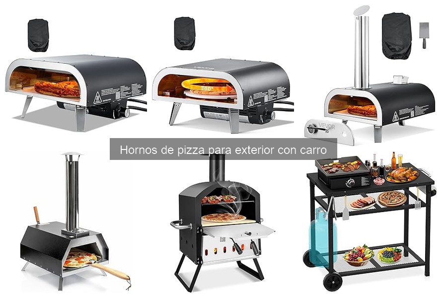 Alternativas a hornos de pizza para exteriores con carro