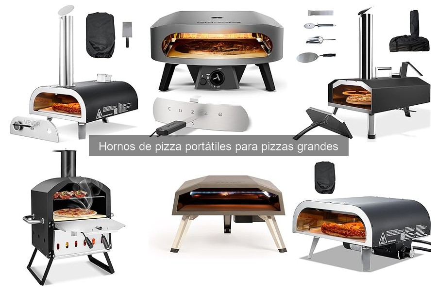 Alternativas a Hornos de Pizza Portátiles para Pizzas Grandes