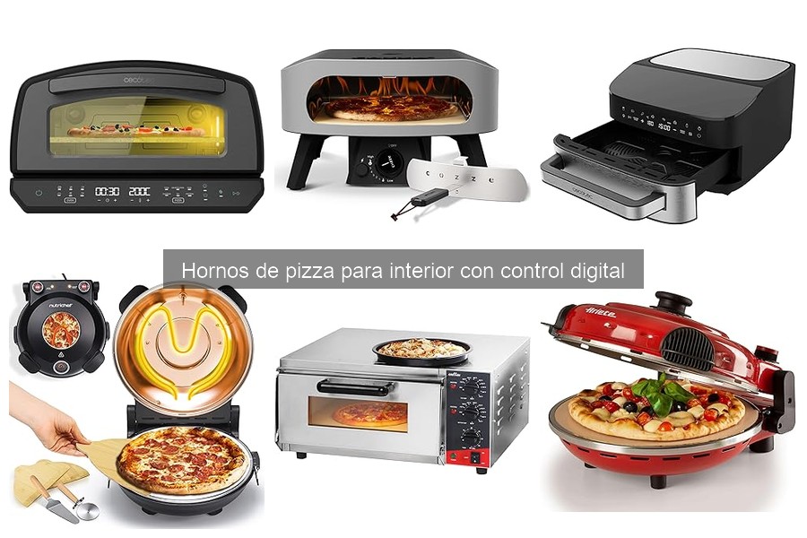 Alternativas a hornos digitales para pizza en interior