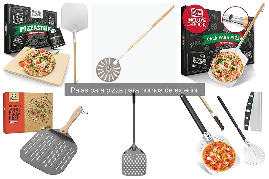 Alternativas a las palas para pizza en hornos exteriores