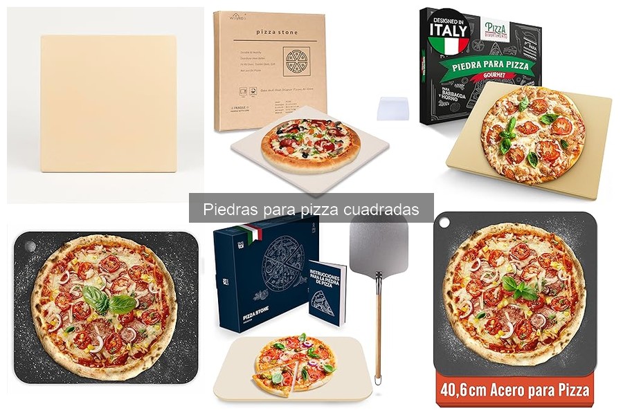 Alternativas a las piedras para pizza cuadradas: Mejores opciones