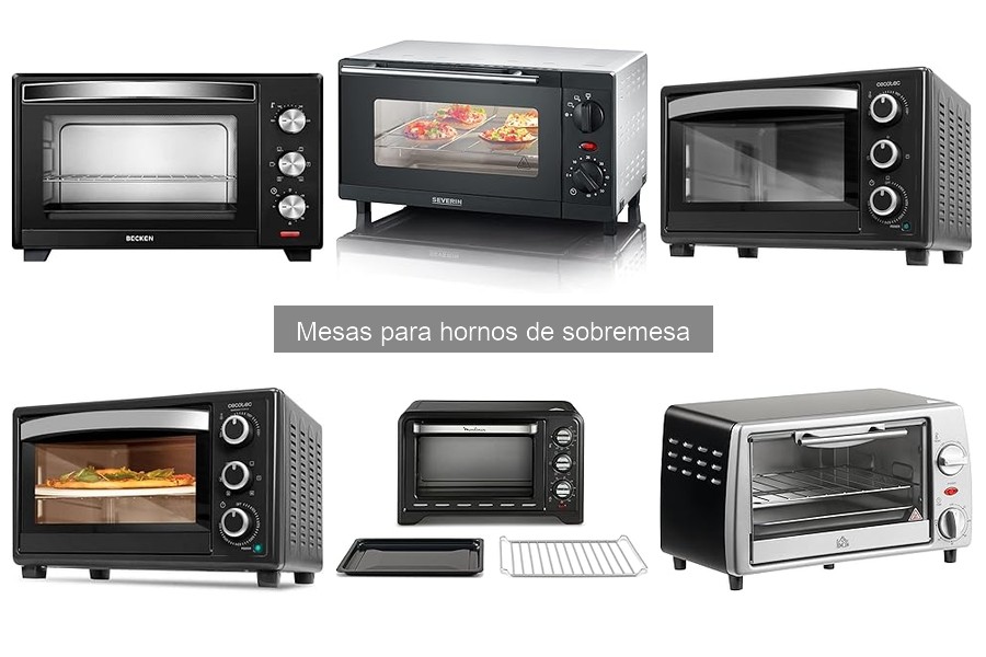 Alternativas a Mesas para Hornos de Sobremesa