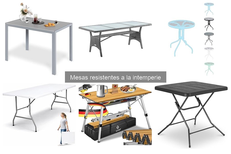 Alternativas a Mesas Resistentes a la Intemperie