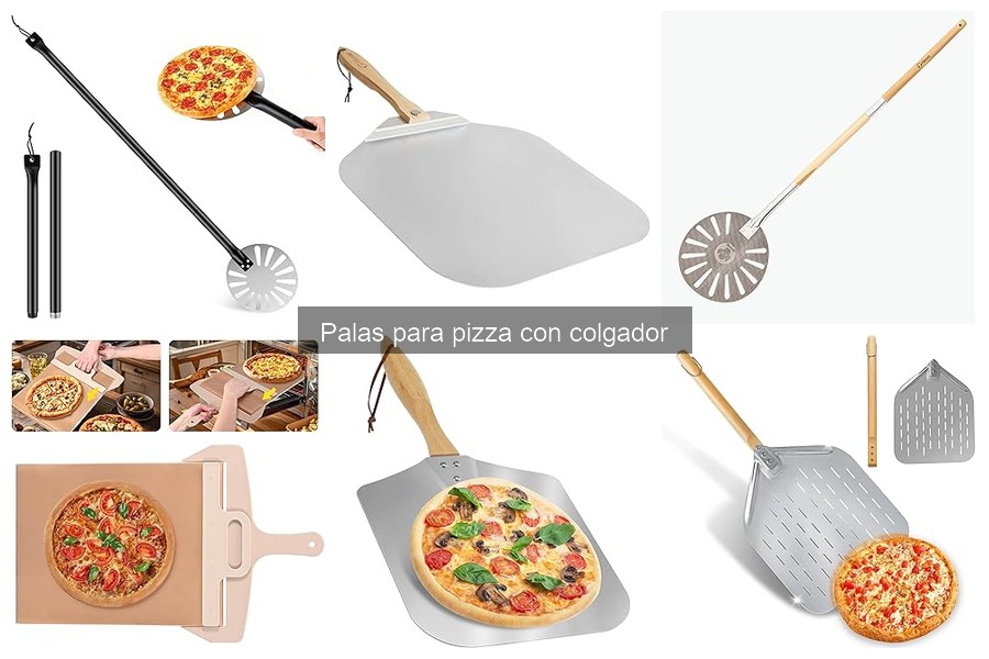 Alternativas a palas para pizza con colgador: utensilios útiles