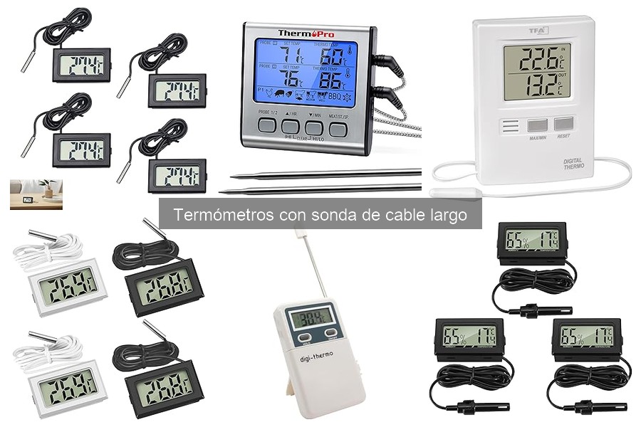 Alternativas a termómetros con sonda de cable largo