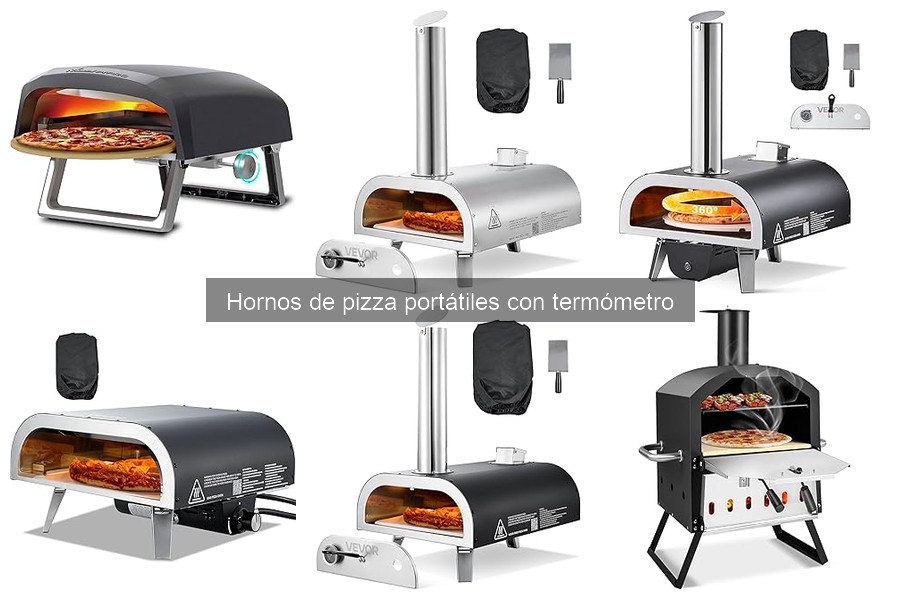 Aprende a Usar un Horno de Pizza Portátil con Termómetro