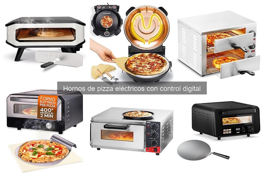 Características únicas de hornos de pizza eléctricos digitales