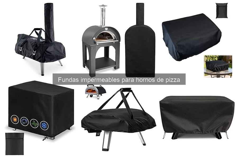 Cómo almacenar correctamente la funda impermeable del horno de pizza