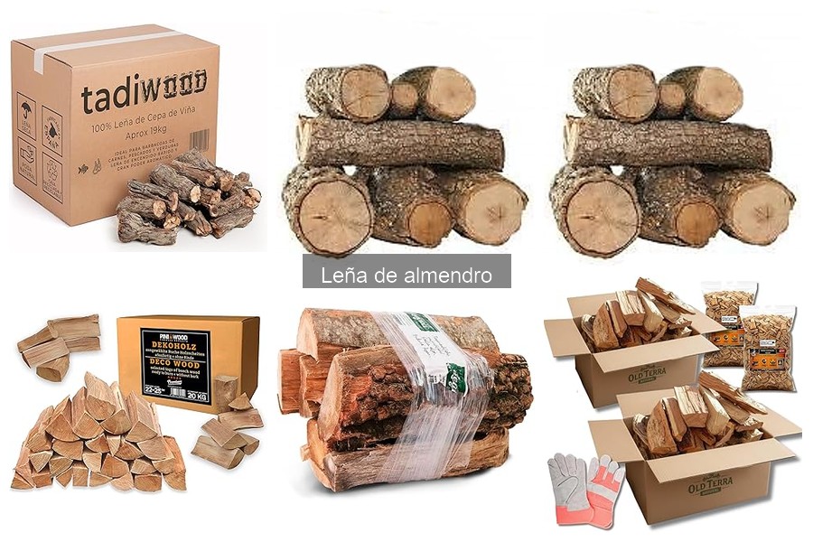 Cómo almacenar leña de almendro correctamente