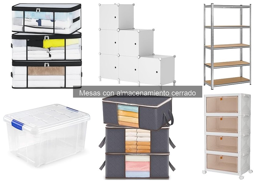 Cómo aprovechar al máximo el almacenamiento de mesas cerradas