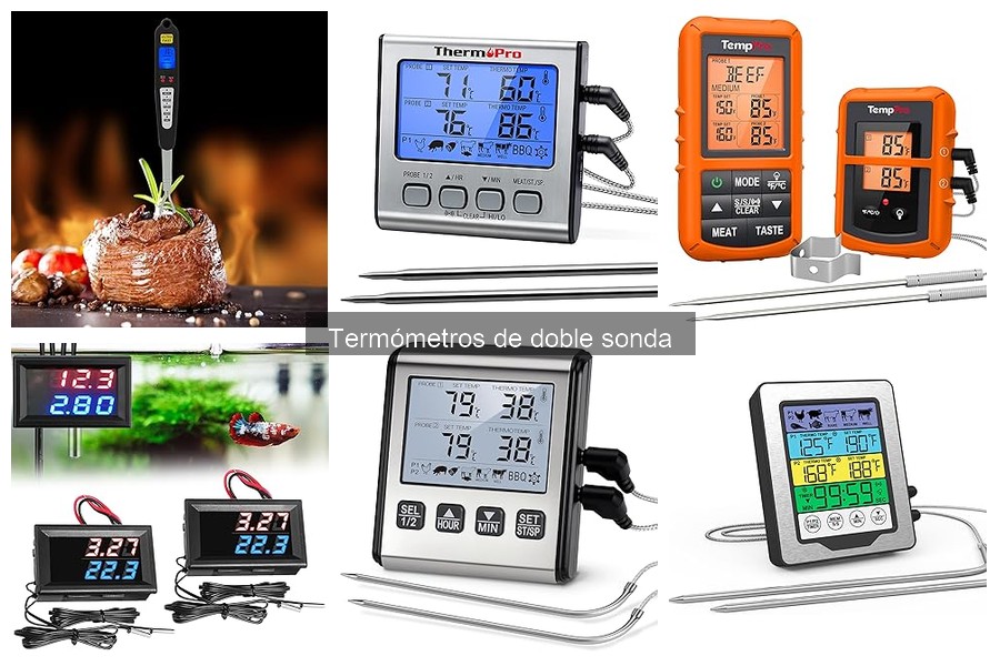 Cómo elegir el mejor termómetro de doble sonda para cocinar