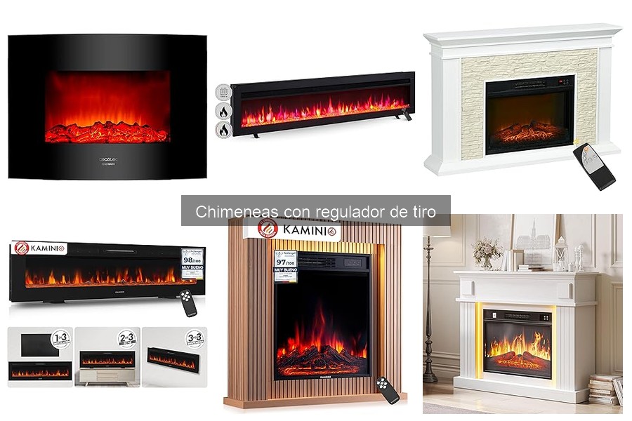 Cómo elegir la chimenea con regulador de tiro ideal para tu hogar