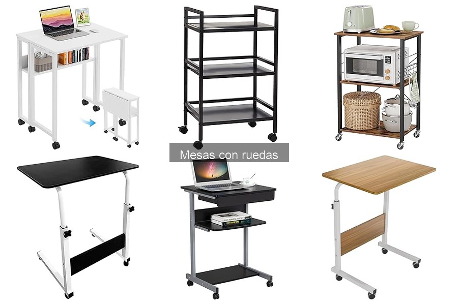 Cómo elegir la mesa con ruedas perfecta para ti