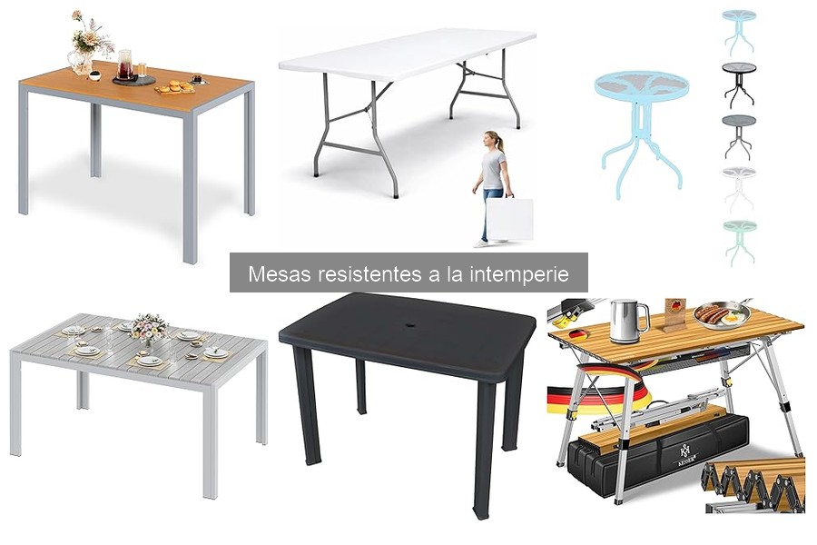 Cómo elegir la mesa resistente a la intemperie adecuada
