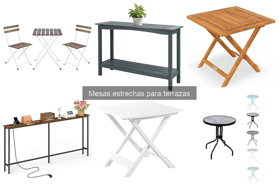 Cómo Elegir una Mesa Estrecha para Terraza | Guía Práctica