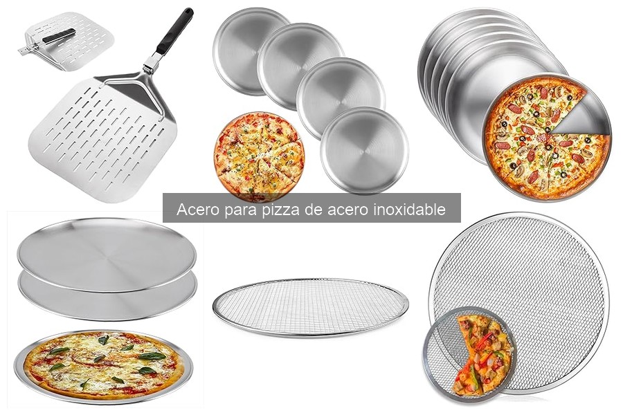 Cómo hacer pizzas en horno de leña con acero inoxidable