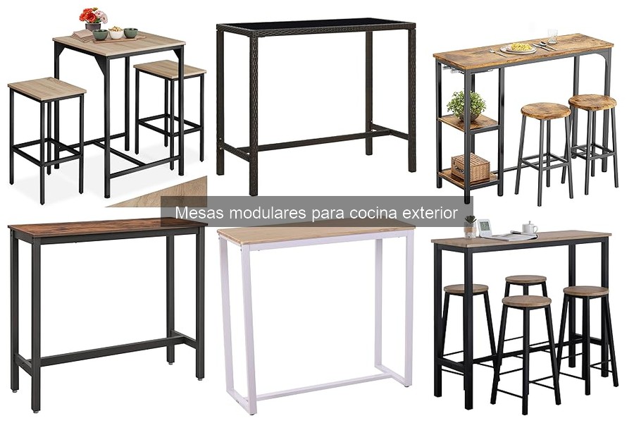 Cómo Instalar una Mesa Modular en la Cocina Exterior