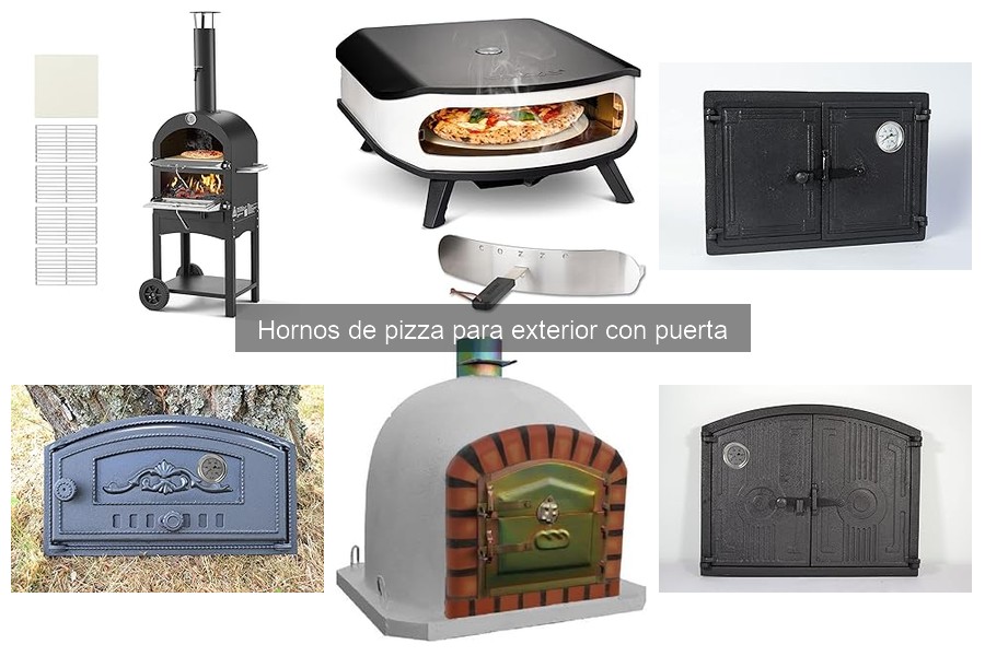 Cómo limpiar un horno de pizza exterior con puerta