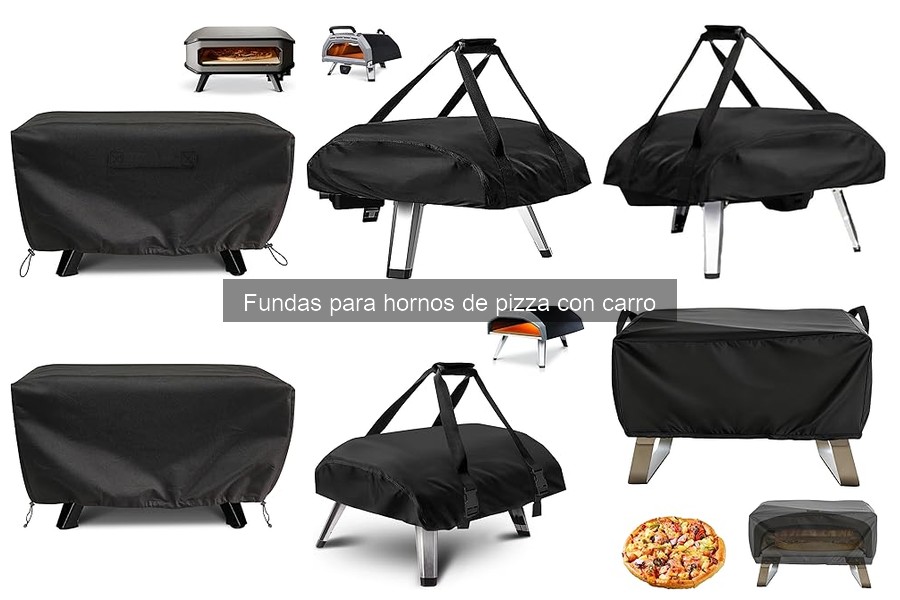Cómo limpiar y mantener una funda para horno de pizza con carro