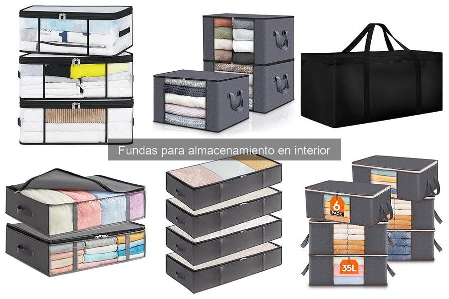 Cómo usar fundas para almacenamiento en interior eficazmente