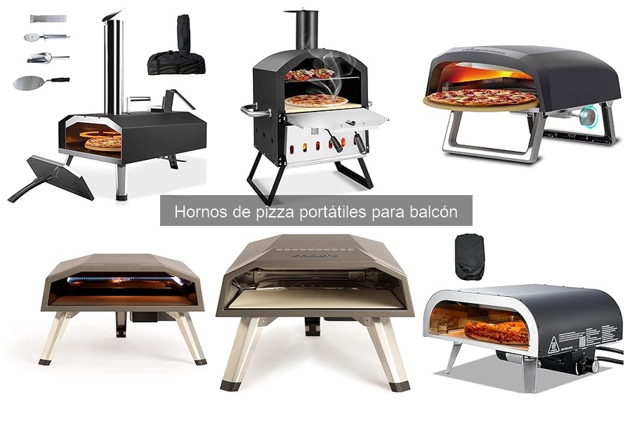 Cómo usar un horno de pizza portátil en el balcón