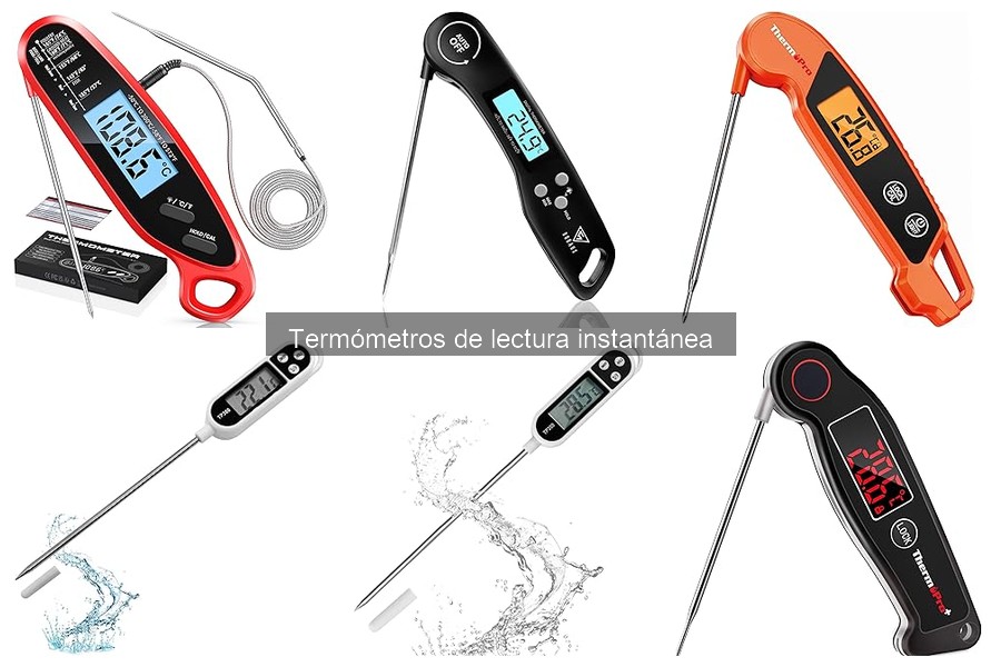 Cómo usar un termómetro de lectura instantánea correctamente