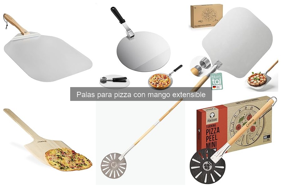 Cómo usar una pala para pizza con mango extensible correctamente