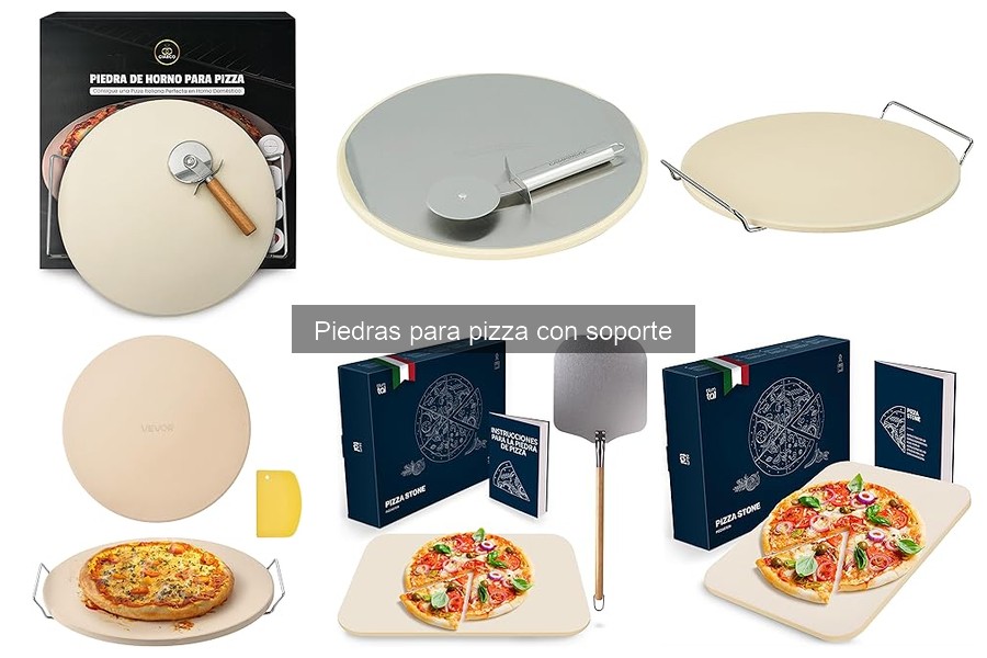 Cómo usar una piedra para pizza con soporte de manera efectiva