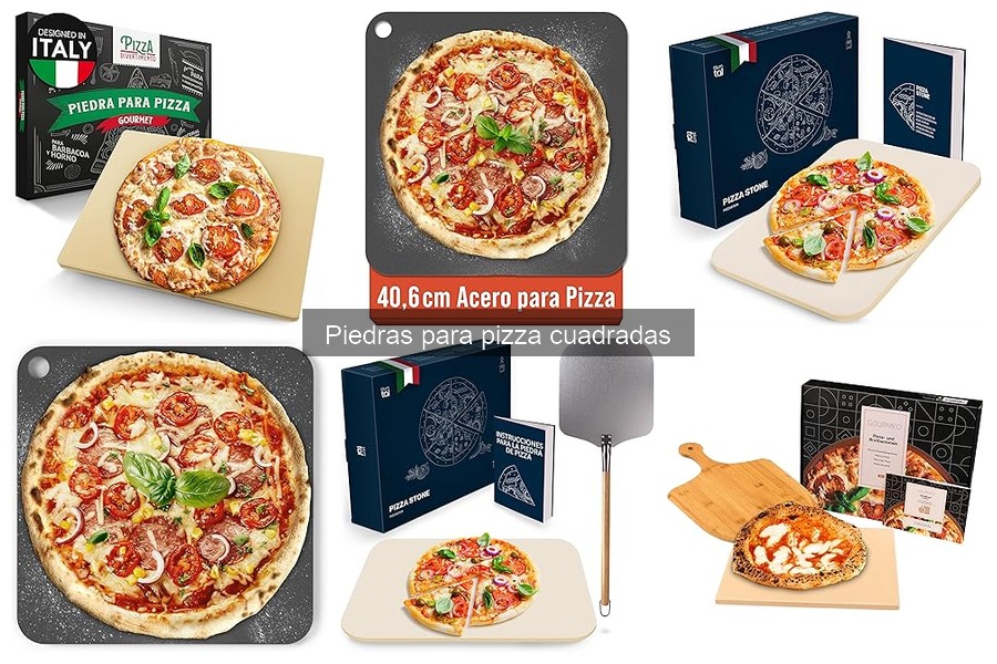 Cómo usar una piedra para pizza cuadrada correctamente