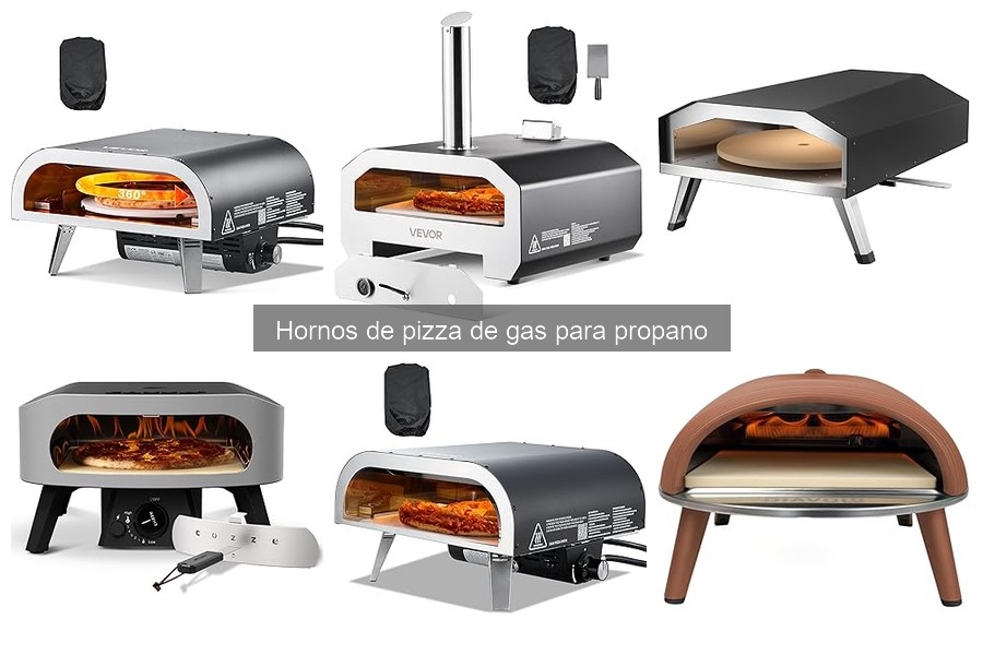 ** Cómo utilizar un horno de pizza de gas para propano
