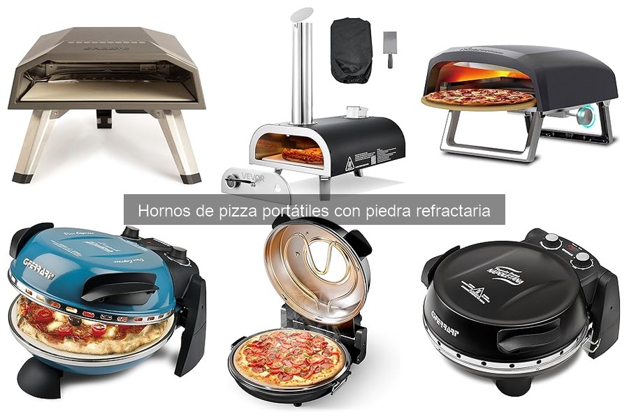 Cómo utilizar un horno de pizza portátil con piedra refractaria