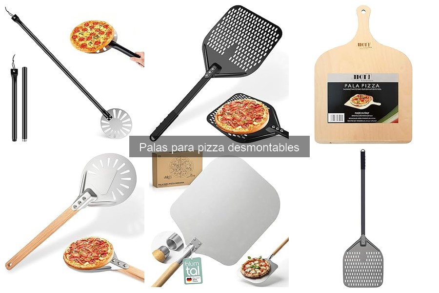 Cómo utilizar una pala para pizza desmontable correctamente