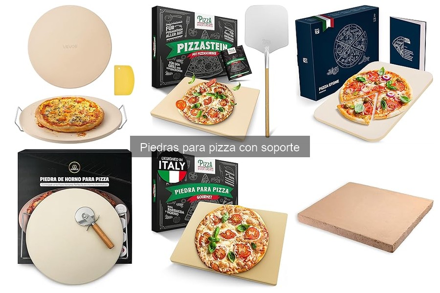 Comparativa de las Mejores Piedras para Pizza con Soporte