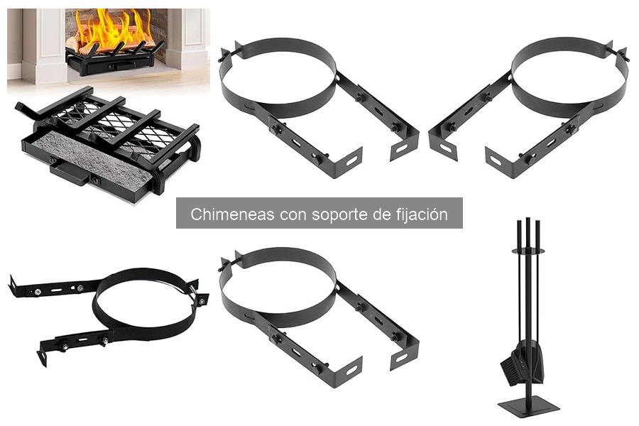 Comparativa de Materiales para Chimeneas con Soporte de Fijación