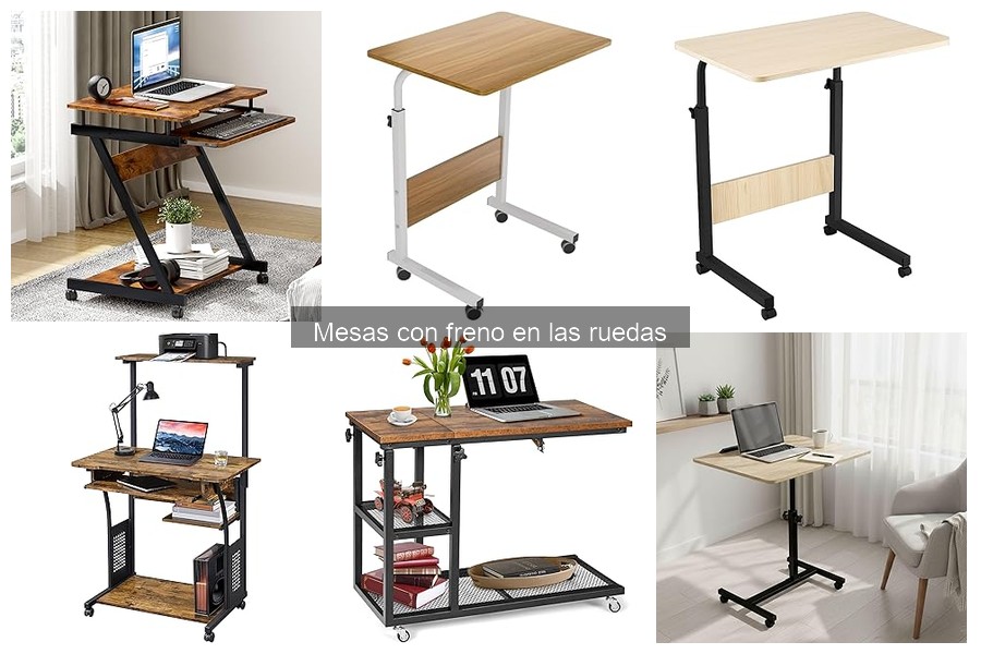 Comparativa de Mesas con Freno en las Ruedas: Mejores Marcas