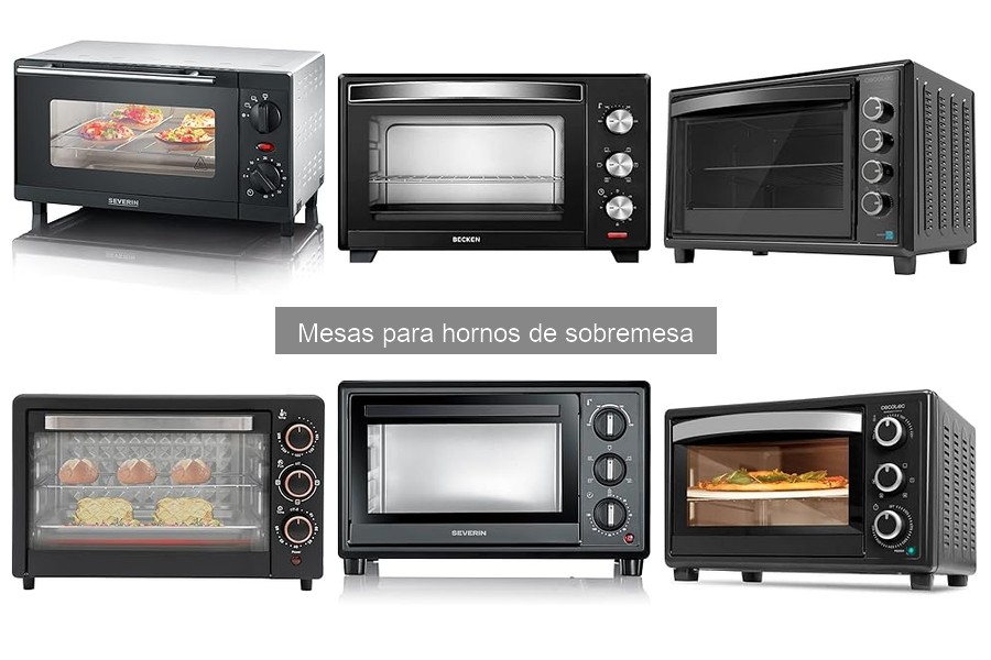 Comparativa de Mesas Fijas vs Móviles para Hornos de Sobremesa