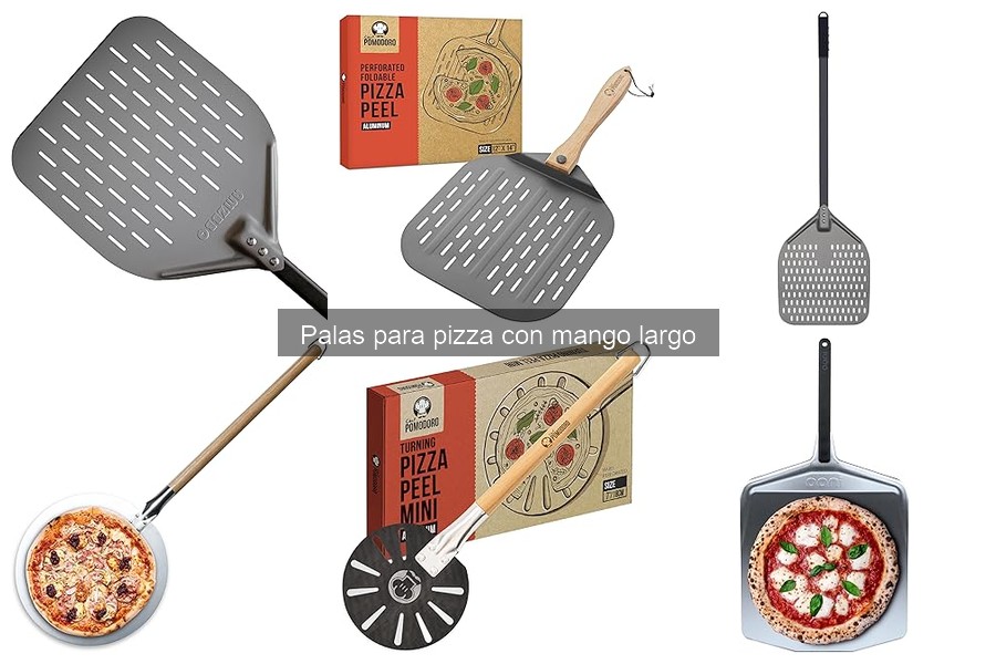 Comparativa de palas para pizza con mango largo