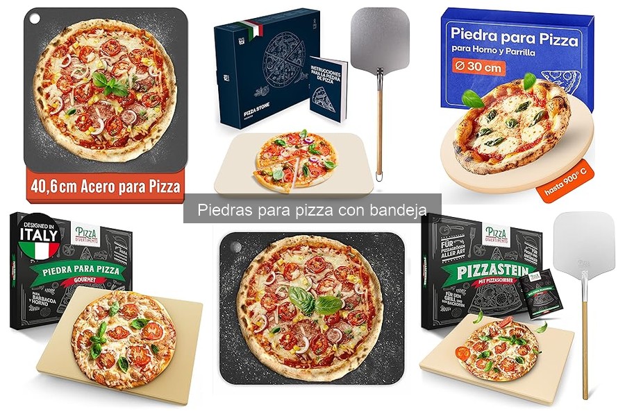 Comparativa de piedras para pizza con bandeja: mejores marcas