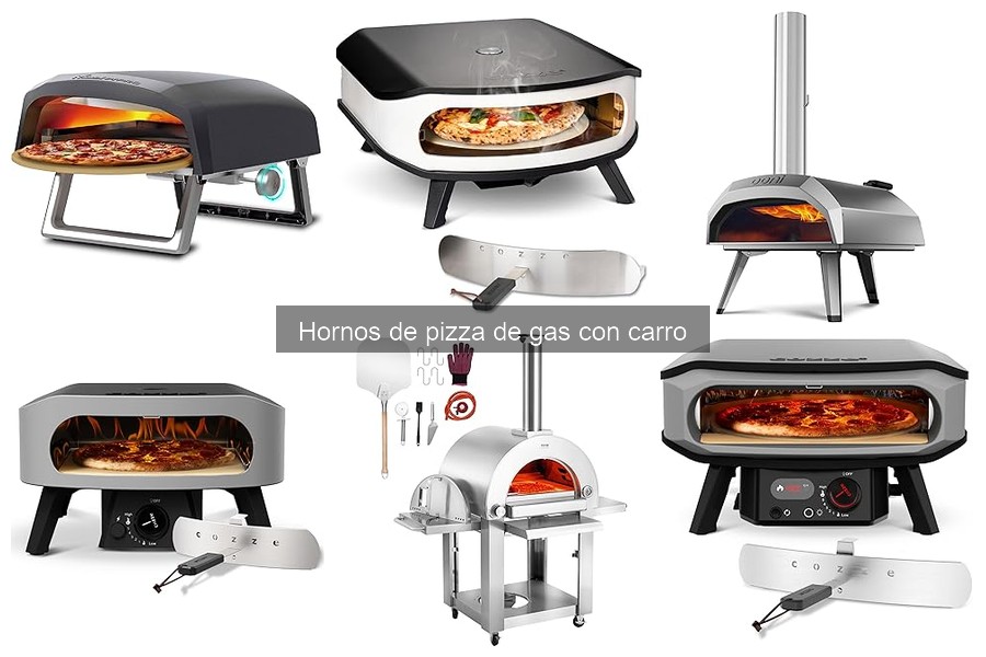 Comparativa de precios de hornos de pizza de gas con carro