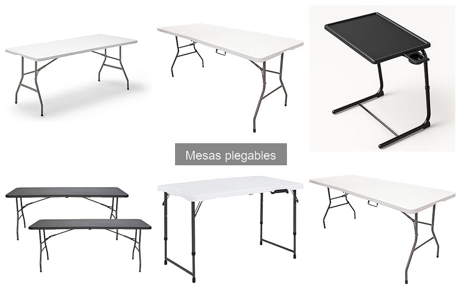 Comparativa de precios de mesas plegables en Amazon