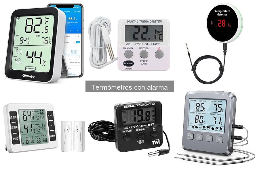 Comparativa de termómetros con alarma: DIGIFLEX vs ORIA