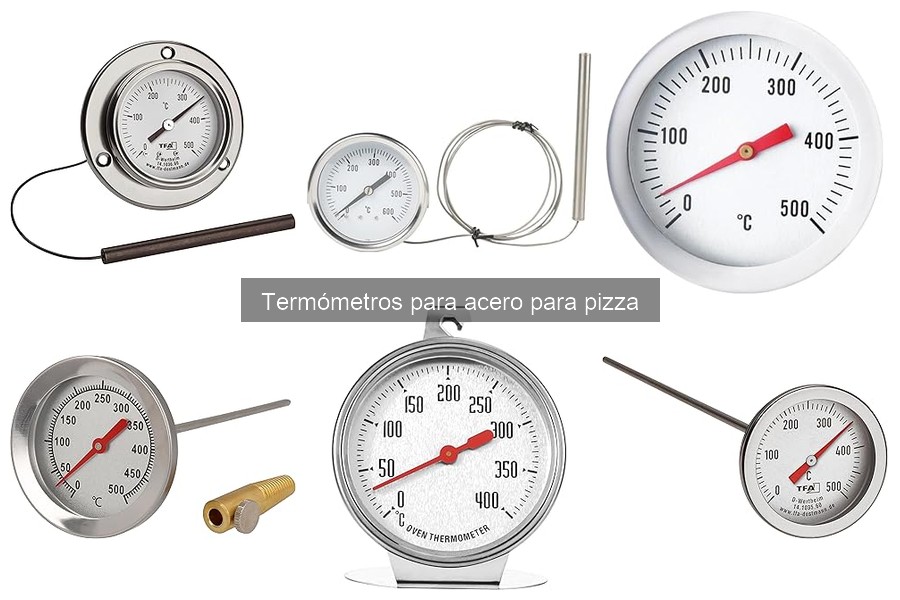 Comparativa de termómetros digitales y analógicos para pizza