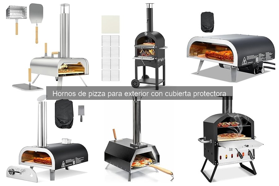 Comparativa: Hornos de Pizza Exterior con y Sin Cubierta